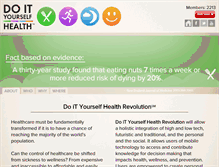 Tablet Screenshot of diyhealth.org