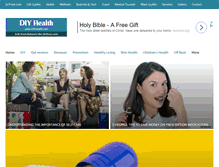 Tablet Screenshot of diyhealth.com